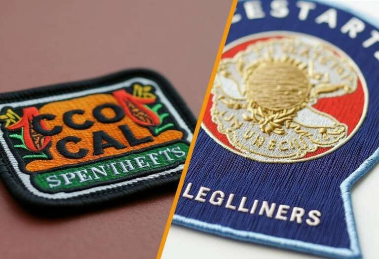 Custom Embroidered Patches vs Custom Woven Patches