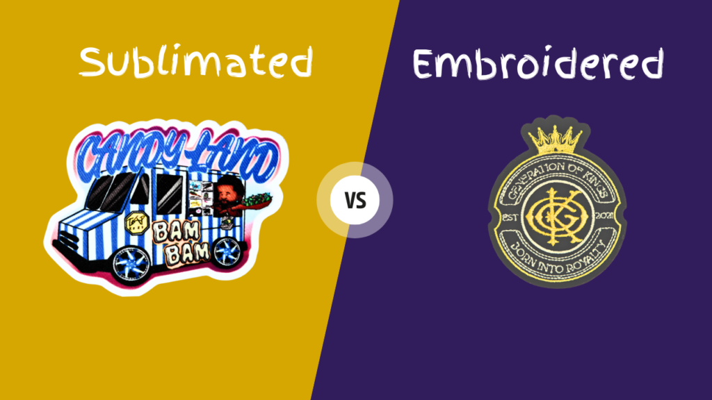 Sublimated vs Embroidered | Which is Right for Your Custom Apparel? Sublimated vs Embroidered
