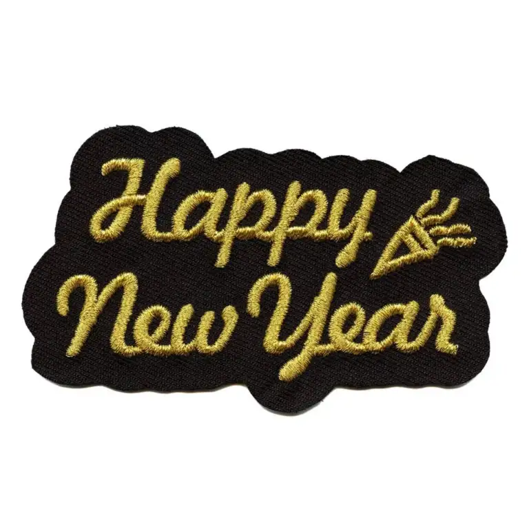 New year’s custom patches